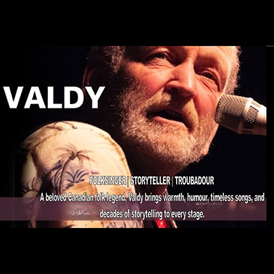 VALDY - FOLKSINGER / STORY TELLER / TROUBADOUR 2027