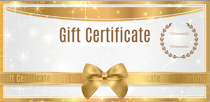 GIFT CERTIFICATES 2022